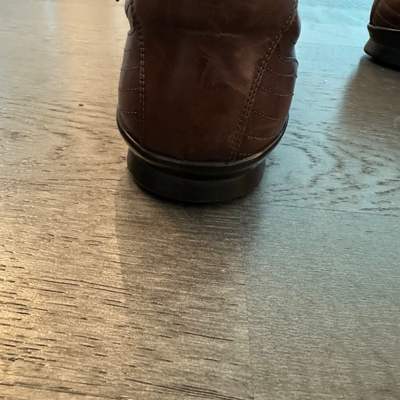 Men's Brown Leather Shoes - Picture 5 of 15